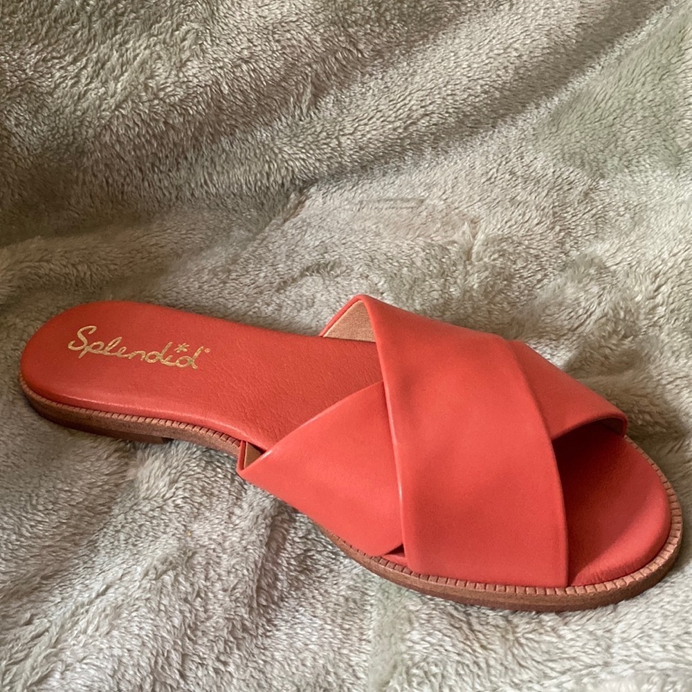 NWB Splendid sandals 8.5 color Guava-vl.